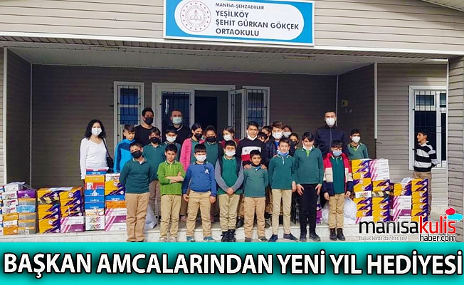 Başkan Ergün'den öğrencilere yeni yıl hediyesi