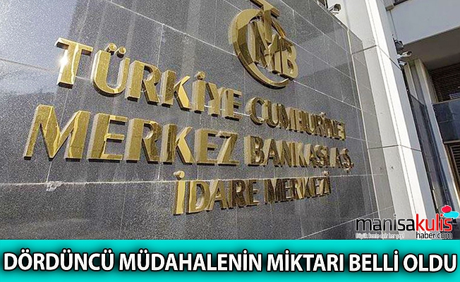 Merkez Bankası'nın müdahalesi açıklandı
