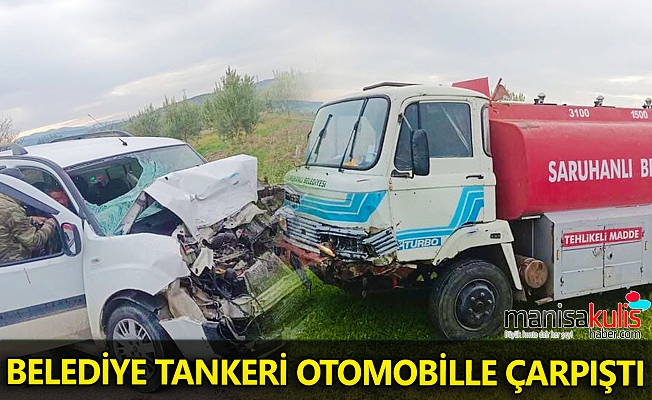 Saruhanlı'da trafik kazası: 2 yaralı