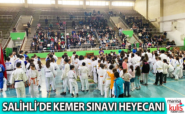Salihli'de 250 judocu kemer atladı