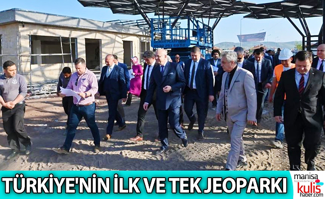 Başkan Ergün, Jeopark Ziyaretçi Merkezi’ni inceledi