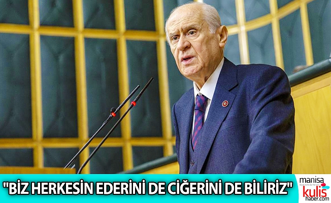 MHP lideri Bahçeli’den Süleyman Soylu'ya tam destek