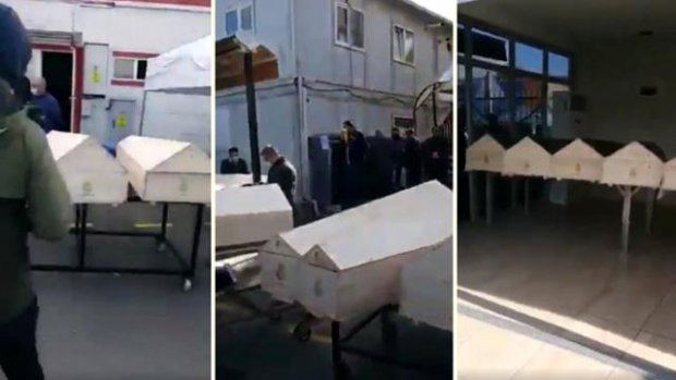 İddia! İstanbul'daki bir gasilhanede kaydedilen onlarca tabut korku yarattı